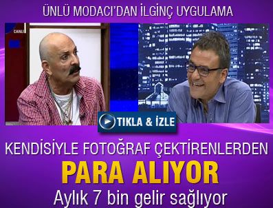 CEMİL İPEKÇİ - Ünlü modacı kendisiyle fotoğraf çektirenlerden para alıyor
