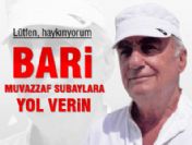 ''Bari muvazzaf subaylara yol verin''