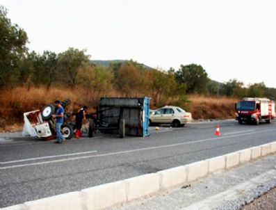 Burhaniye’de Trafik Kazası: 1 Ölü, 2 Yaralı