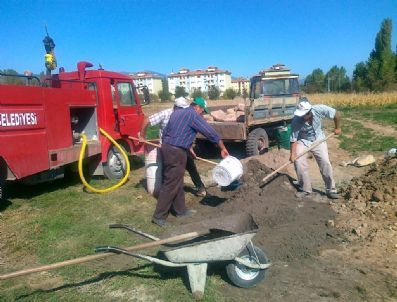 Hisarcık’ta Kanalizasyon Çalışması