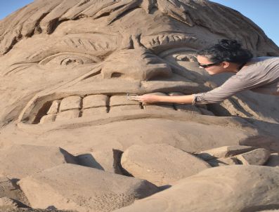 Yağmurun Vurduğu Kum Heykeller Restore Edildi