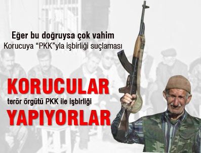 Korucuya 'PKK'yla işbirliği' suçlaması