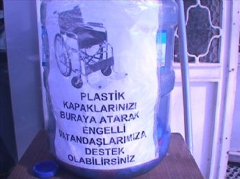 Engelliler İçin 100 Bin Kapak Toplandı