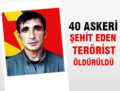 40 şehidin katili öldürüldü