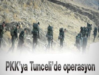 Tunceli`de Pkk operasyonu başladı