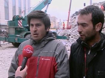 HALİL ÖZCAN - Depremden Kıl Payı Kurtulan Cihan Personeli, O Anları Anlattı