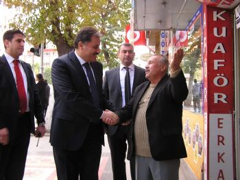 Malatya Belediye Başkanı Ahmet Çakır, Esnafı Gezdi