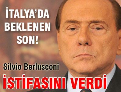 Silvio Berlusconi istifasını verdi