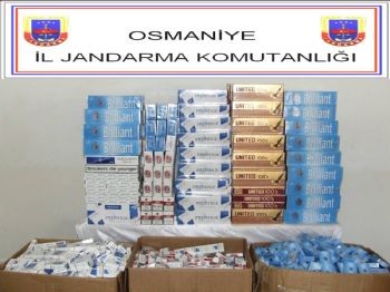 Jandarma 5 Bin 300 Paket Kaçak Sigara Ele Geçirdi