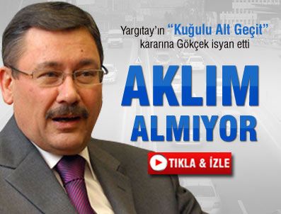 Melih Gökçek'ten 'Kuğulu alt geçidi' tepkisi