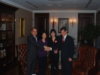 Japon Depremzede Miyuki Konnai`den Dışişleri`ne Ziyaret