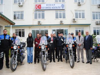 İZZETTIN SEVGILI - Kozan Emniyetine 4 Yeni Motosiklet