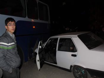 Tosya`da Trafik Kazası: 2 Yaralı