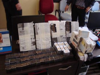 Belen`de Kaçak Hap Ele Geçirildi