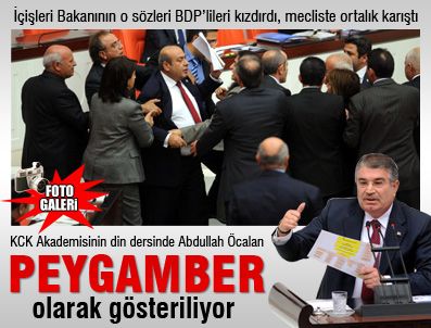 HASIP KAPLAN - İdris İçişleri Bakanı: 'terörist başı Öcalan peygamber olarak gösteriliyor'