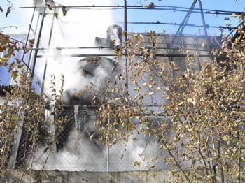 DOĞANLı - Pvc Panel Fabrikası Yağ İsıtma Tankında Çıkan Yangın Korkuttu