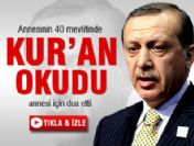 Başbakan Erdoğan annesinin 40 mevlitinde Kur'an okudu