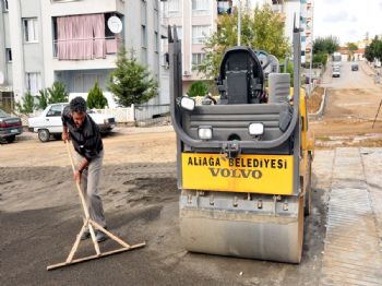 Aliağa`da Altyapı Yatırımları Sürüyor