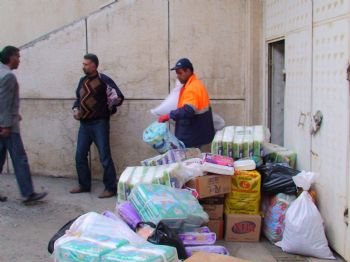 Ergani`den Van`a Yardım Eli