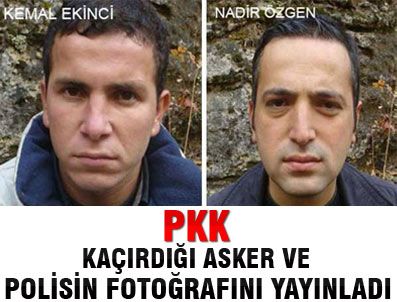 KEMAL EKİNCİ - PKK kaçırdığı uzman çavuş ve polisin fotoğraflarını yayınladı
