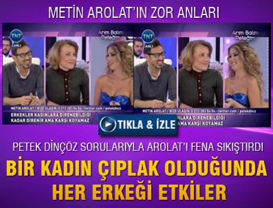 PETEK DİNÇÖZ - 'Bir kadın çıplak olduğunda her erkeği etkiler'