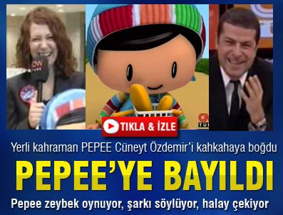 CÜNEYT ÖZDEMIR - Yerli anime kahramanı 'Pepe' gülme krizine soktu