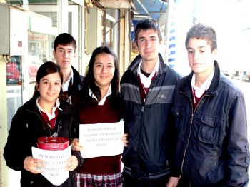 Sarıgöl`de, Öğrencilerden Örnek Dayanışma