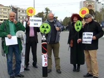 KıZıLCA - Taksim’de Nükleer Karşıtı Eylem