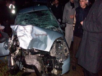 ÇAVUŞLU - Artvin`de Trafik Kazası: 2 Ölü, 2 Yaralı