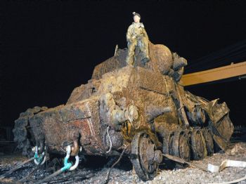 LENINGRAD - Neva Nehrinden İkinci Dünya Savaşı’ndan Kalma Tank Çıktı