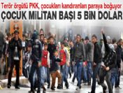 Çocuk kandıran PKK'lı bayram ediyor!