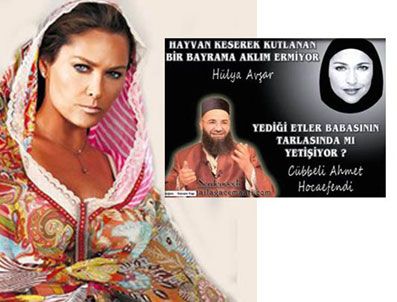 CÜBBELİ AHMET HOCA - İsmailağa Cemaati Hülya Avşar'ı çarşafa soktu