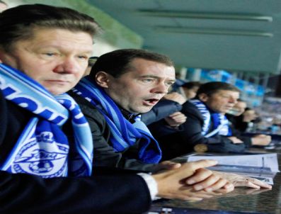 ZENIT - Medvedev Eşiyle Birlikte Maç İzledi