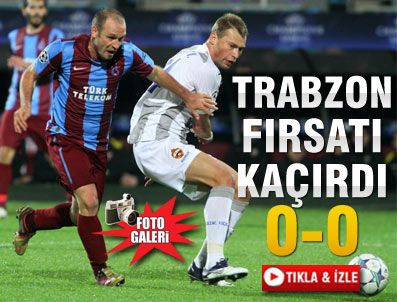 GIRAY KAÇAR - Trabzonspor, CSKA Moskova ile golsüz berabere kaldı
