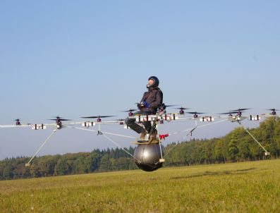 Uçmanın Yeni Yolu: İnsan Taşıyabilen Elektrikli Multikopter