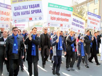 Erzincan’da “diyabeti Durduralım” Yürüyüşü