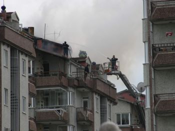AKKENT - Ordu`da Çatı Katı Yangını