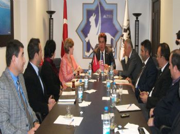 KERIM AYDOĞAN - Abd Ataşesi, Yat ve Tekne Sanayiini Araştırmak Üzere Alanya’ya Geldi