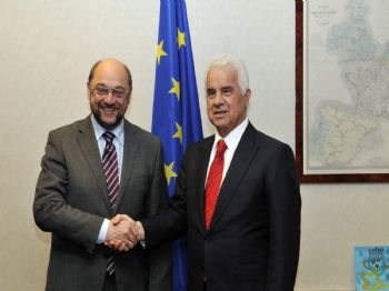 Eroğlu, Ap Sosyalistler ve Demokratlar Grubu Başkanı Martin Schults`la Görüştü