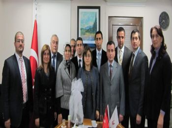 ŞÜKRÜ OKUDAN - Günder`den Bakan Şahin`e Ziyaret