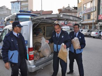 Sandıklı`da Kaçak Tütün Yakalandı