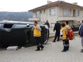 Sakarya’da Trafik Kazası: 1 Yaralı