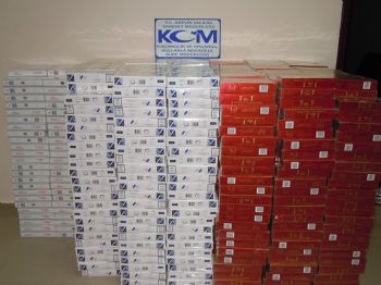 21 Bin 530 Paket Kaçak Sigara Ele Geçirildi