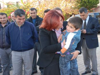 ERSIN EMIROĞLU - Başkan Çerçioğlu’ndan Depremzedelere Ziyaret