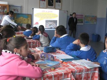 LOKMAN ÖZDEN - Çubuk Belediyesi Öğrencilere Geri Dönüşüm Bilinci Kazandırıyor