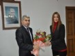 Eğitimcilerden Kaymakam Atmaca`ya Çiçek