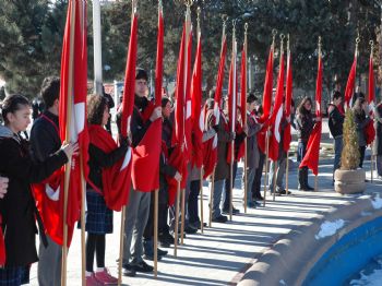 Erzurum`da üşüten tören