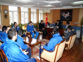 YUSUF MAYDA - Torul Gençlerbirliği’nden Vali Mayda ve Belediye Başkanı Canlı’ya Ziyaret