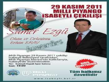 BEKIR KUVVET ERIM - 29 Kasım Talihlisi İsabeyli’de Belirlenecek