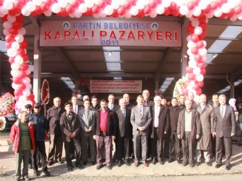 ERDOĞAN ÖZDEMIR - Bartın’da Modern Kapalı Pazar Yeri Hizmete Açıldı